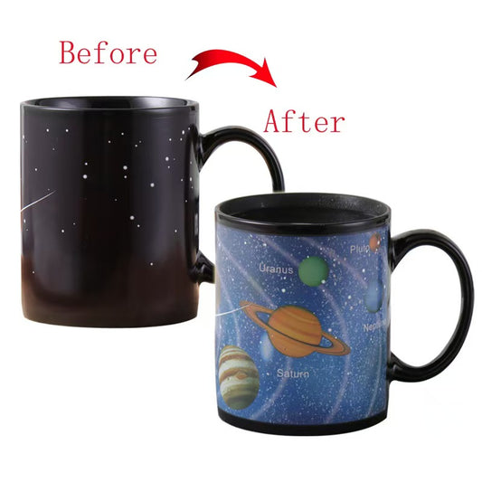 Magic Heat Colour Changing Planets Cup Gift