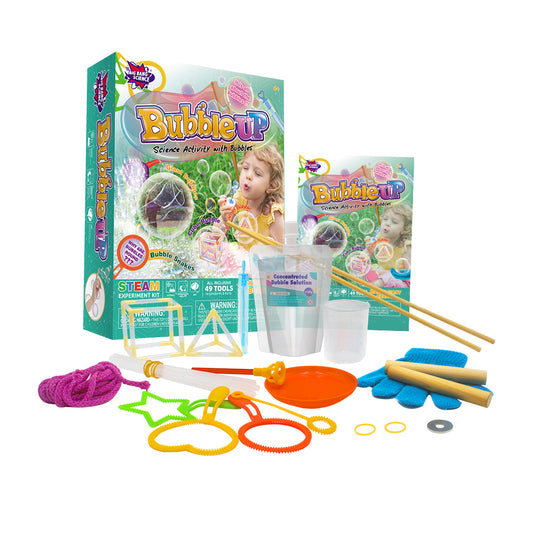 STEAM Big Bang Science Science Activity with Bouncing Bubble Making