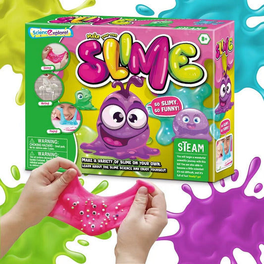 STEAM Science Explore Make Your Own Slime Experiments Gift Kit