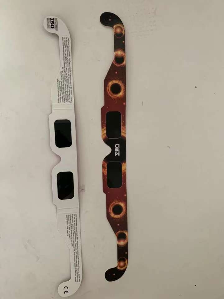 Paper Solar Eclipse Lenses