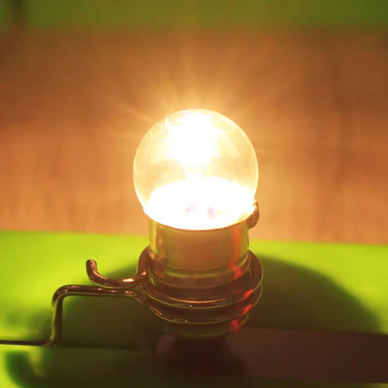 1.5V Mini Light Bulb Science Experiment Component for Teaching and STEM Projects 4pcs A Pack