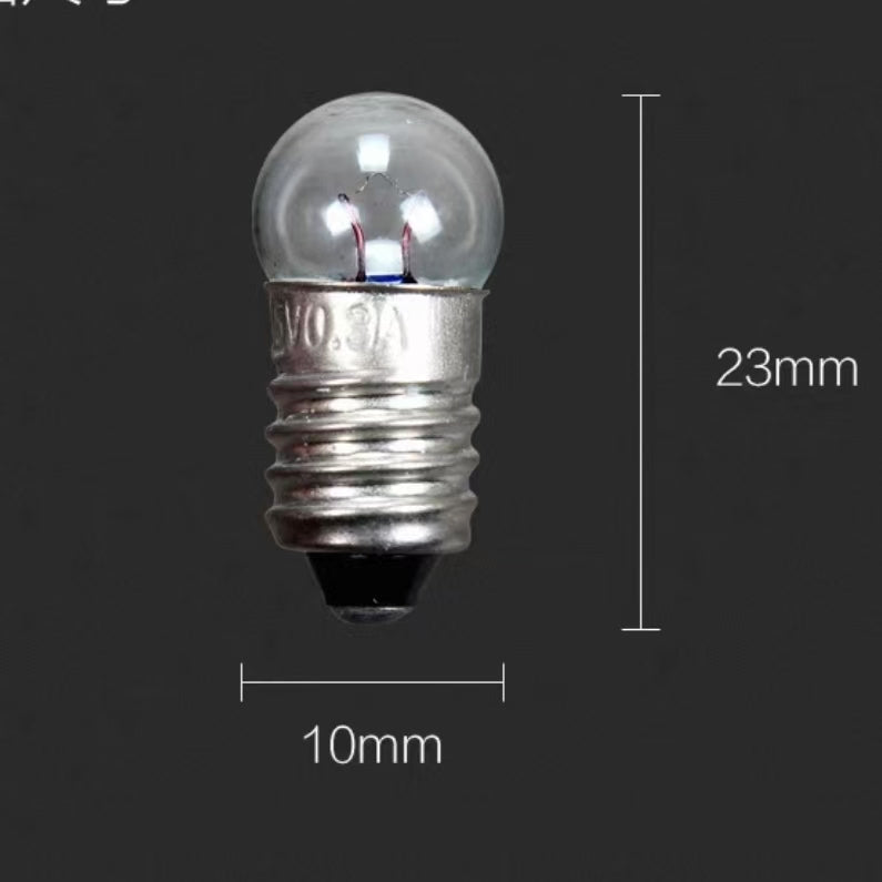 1.5V Mini Light Bulb Science Experiment Component for Teaching and STEM Projects 4pcs A Pack