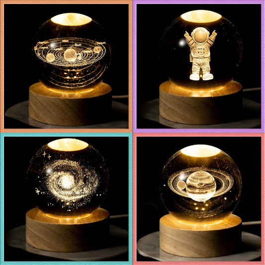 Unique Futuristic Artistic 3D Lamp Nightlight Deco