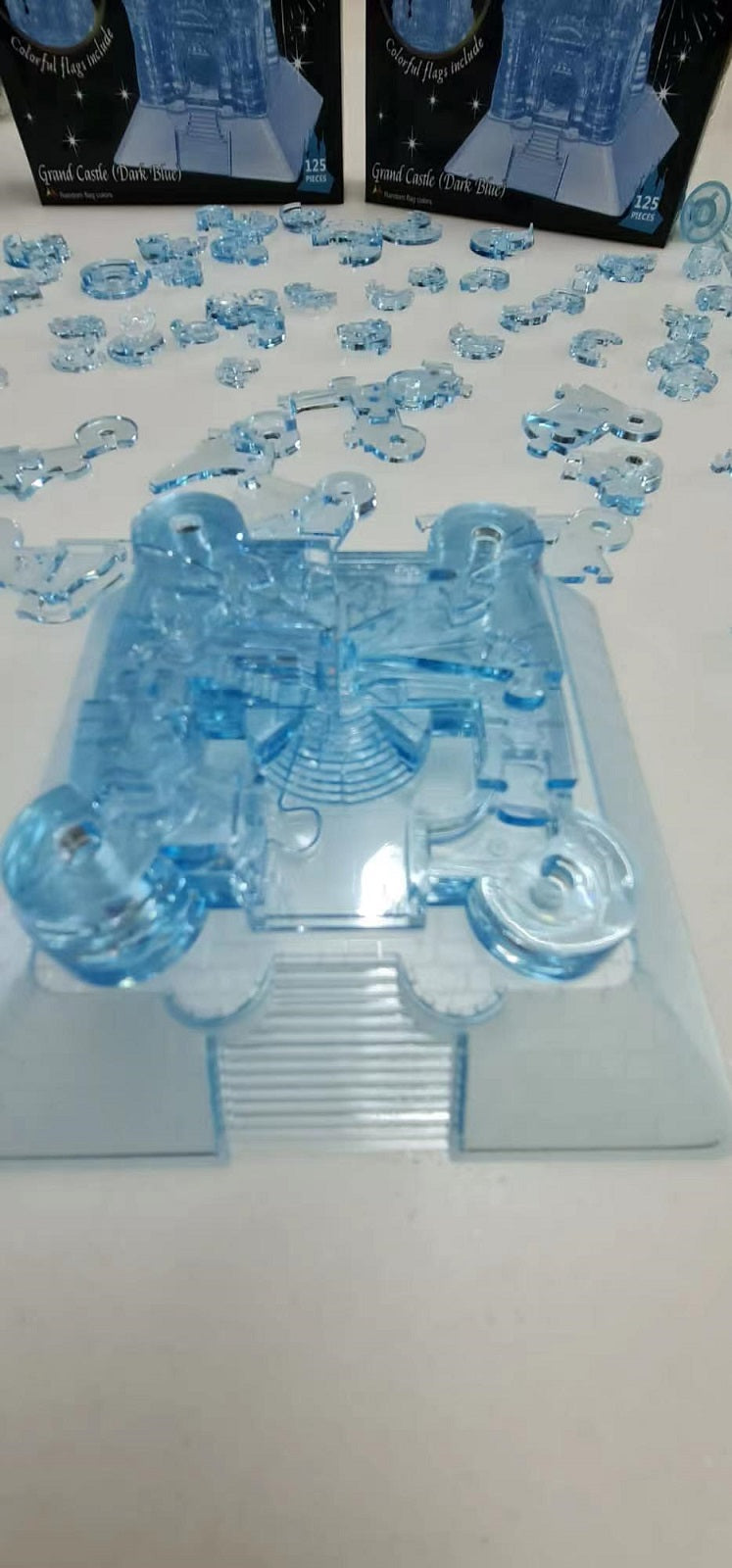 Jigsaw 3D Crystal Puzzle Grand Dark Blue Castle