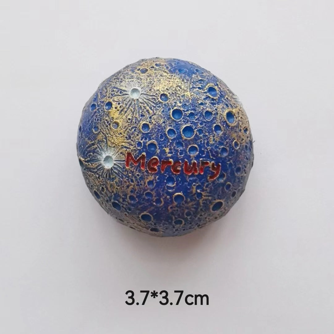 Ceramic Solar System Planet Astronaut Asteriod Magnet Assorted Designs