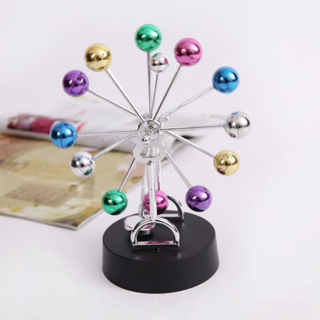 Kinetic Ferris Wheel Motion Toy with Colourful Spinning Desk Decoration & Stress Relief Gift