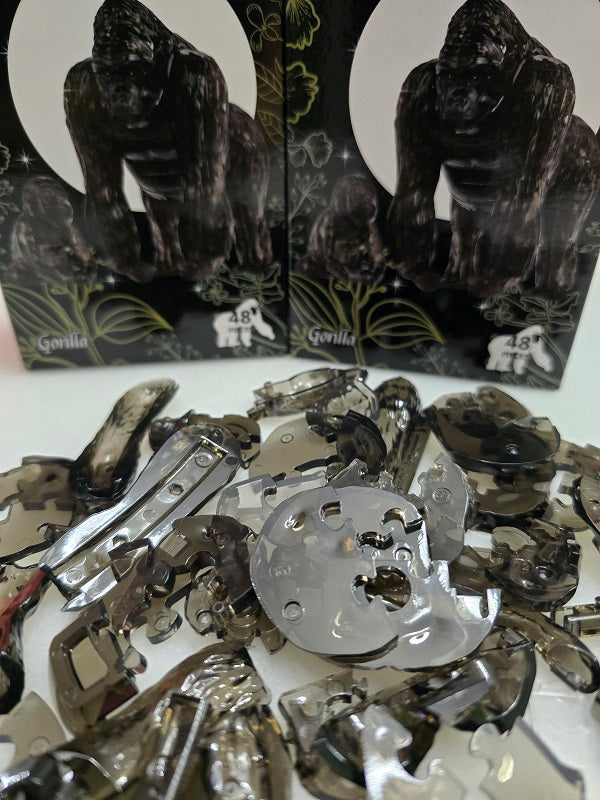 Jigsaw 3D Crystal Puzzle Gorilla and Baby