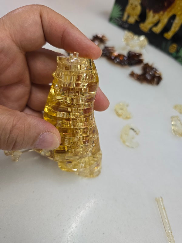 Jigsaw 3D Crystal Puzzle Lion and Cub