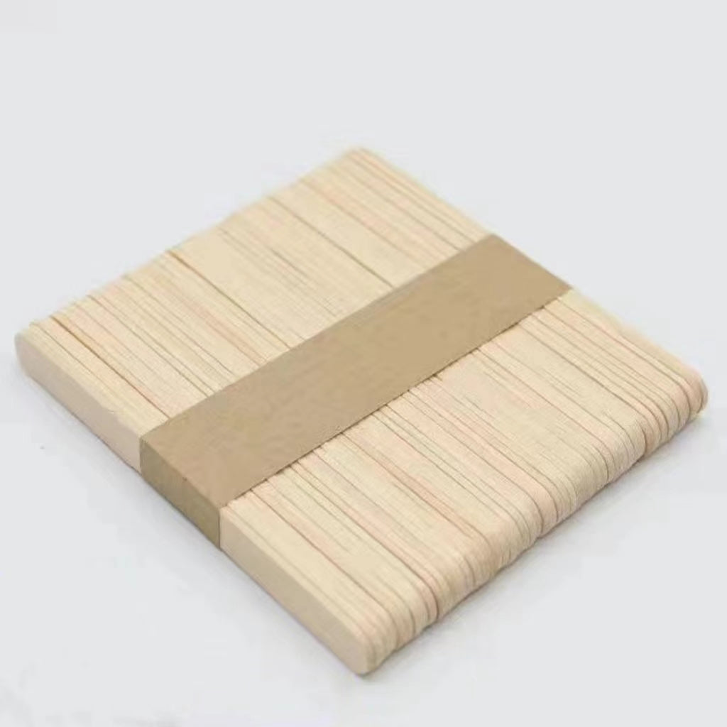 Wooden Ice Cream Sticks Popsicle For Multipurpose Uses ( 50pcs A Set )
