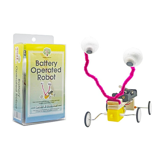 STEM Learn & Discover Play N Learn Battery Operated Self Assembly Robot For Kids Learning Resource