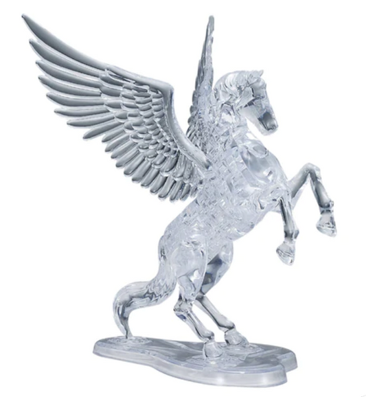 Jigsaw Puzzle 3D Crystal Flying Horse Clear/ Purple