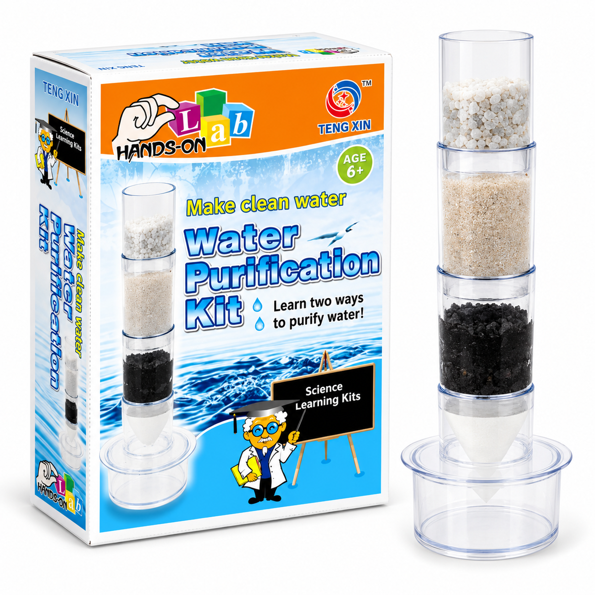 Play N Learn Water Purification Kit | Filtration STEM Science Experiment for Kids