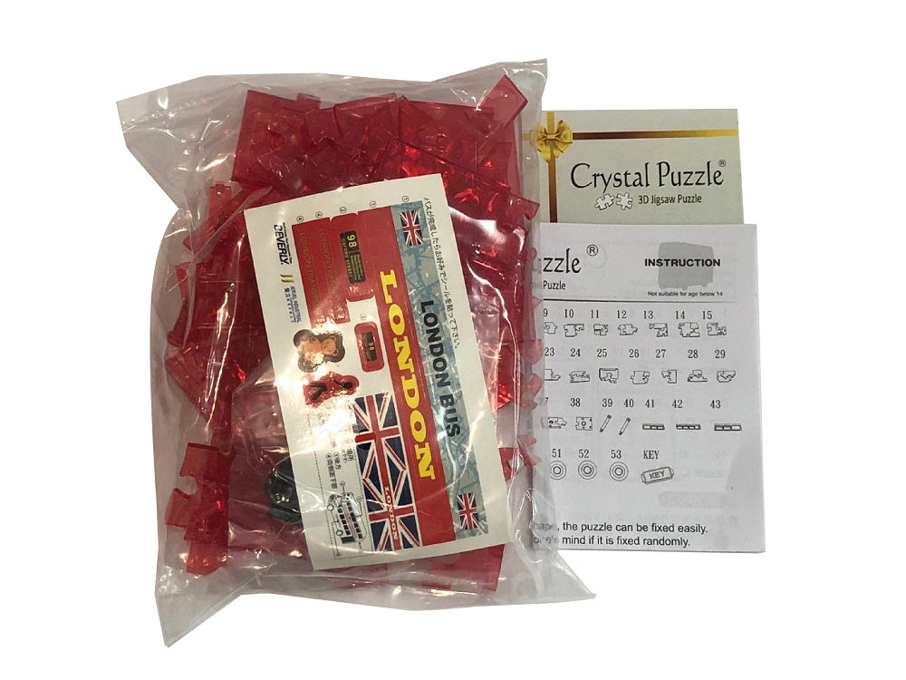 Jigsaw Puzzle Play N Learn 3D Crystal Puzzle London Bus