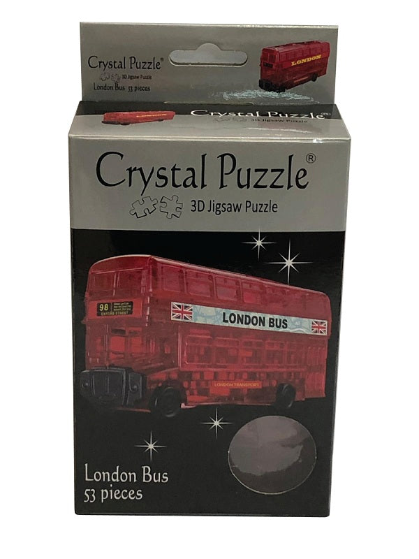 Jigsaw Puzzle Play N Learn 3D Crystal Puzzle London Bus