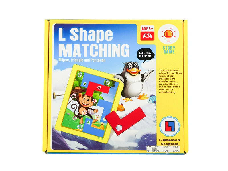 Board Game Math Skills Play N Learn L Shape Matching Fun Learning Game