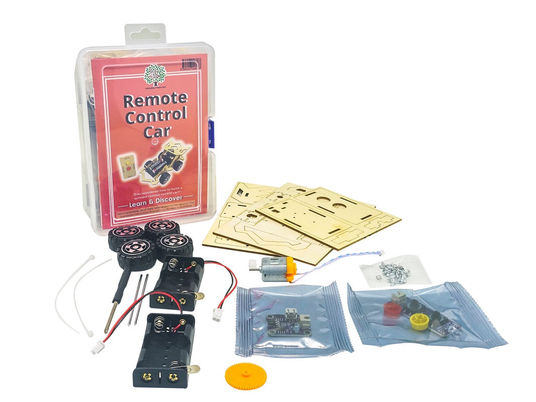 STEM Self Assembled Make Your Own Remote Control Car For Kids as Gifts