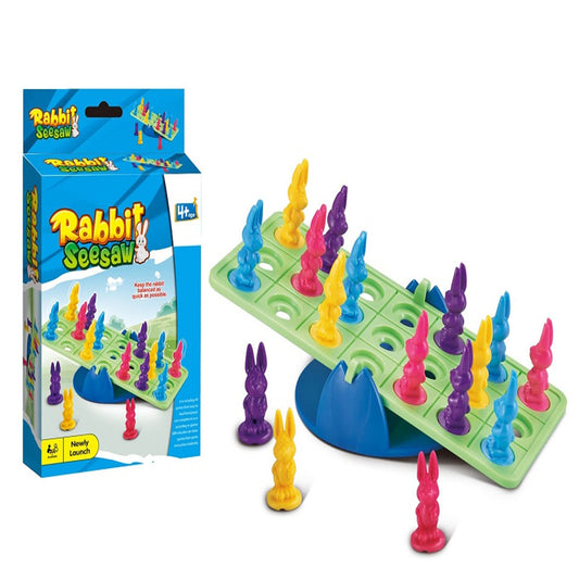 Problem Solving Math Skills Board Game Rabbit SeeSaw Balancing Game
