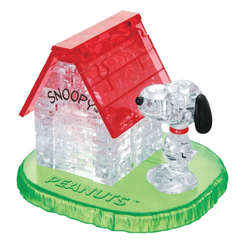 Jigsaw Puzzle Play N Learn 3D Crystal Puzzle Snoopy With House