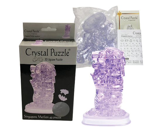 3D Crystal Puzzle Play N Learn Singapore Merlion Educational Toy Jigsaw Puzzle