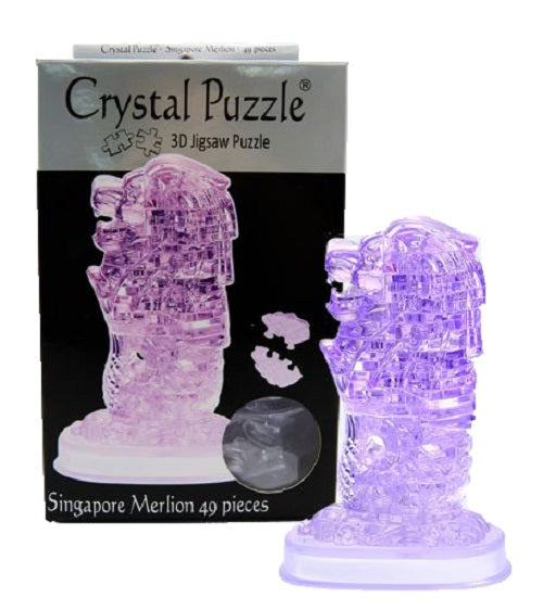 3D Crystal Puzzle Play N Learn Singapore Merlion Educational Toy Jigsaw Puzzle