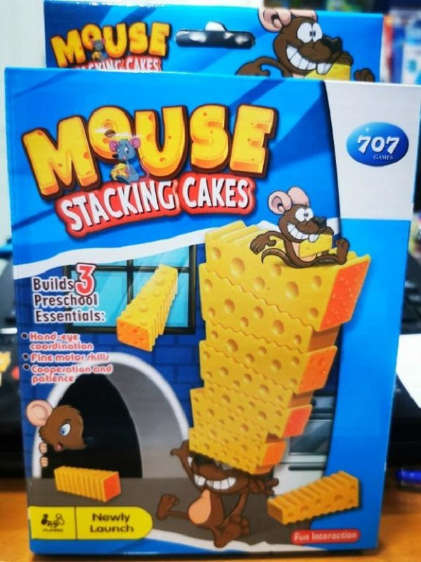 Board Game Play N Learn 707 Math Skills Mouse Stacking Game