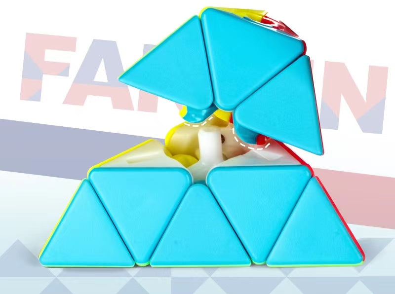 Rubik Triangle Pyraminx IQ Kids and Adults Fun Family Game