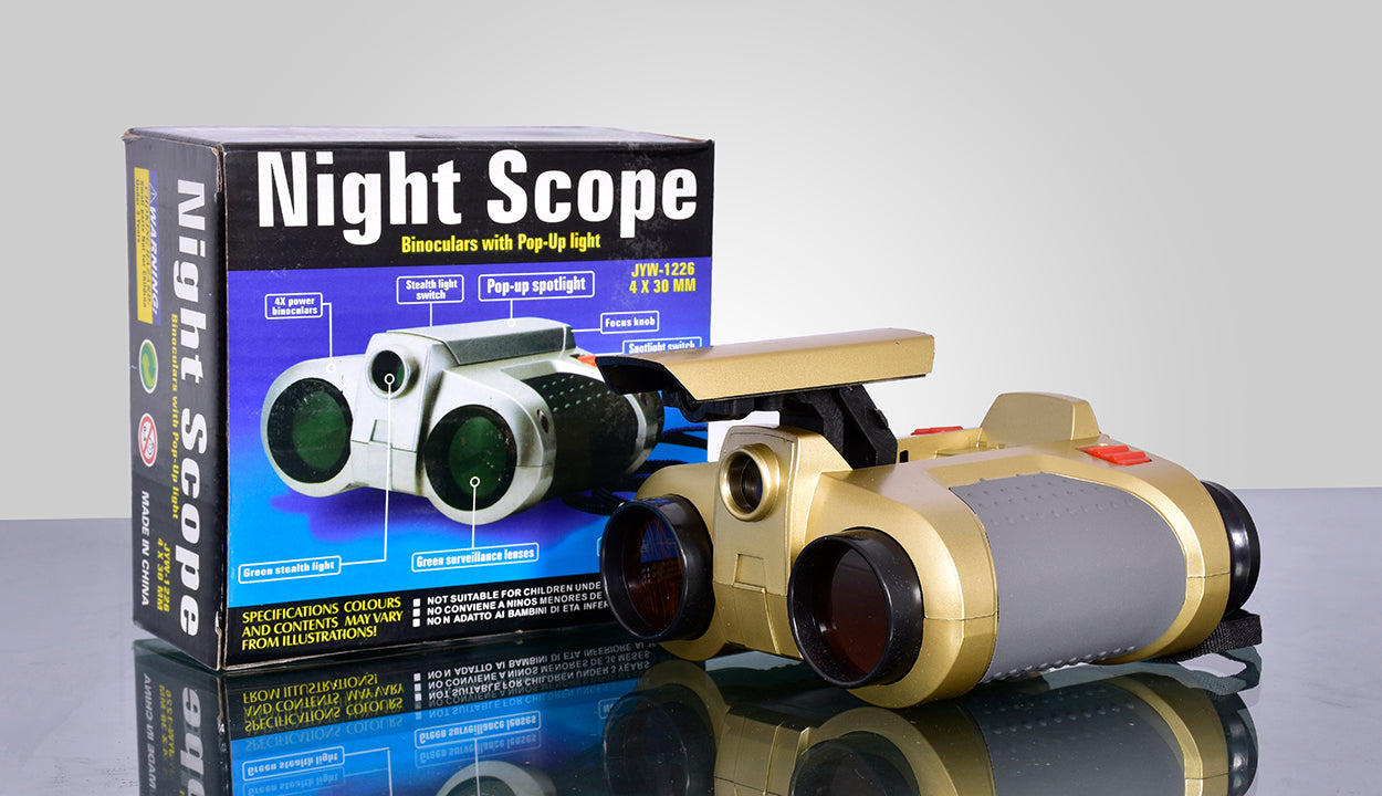 Educational Toy For Kids Play N Learn Binoculars with Light Up Nightscope