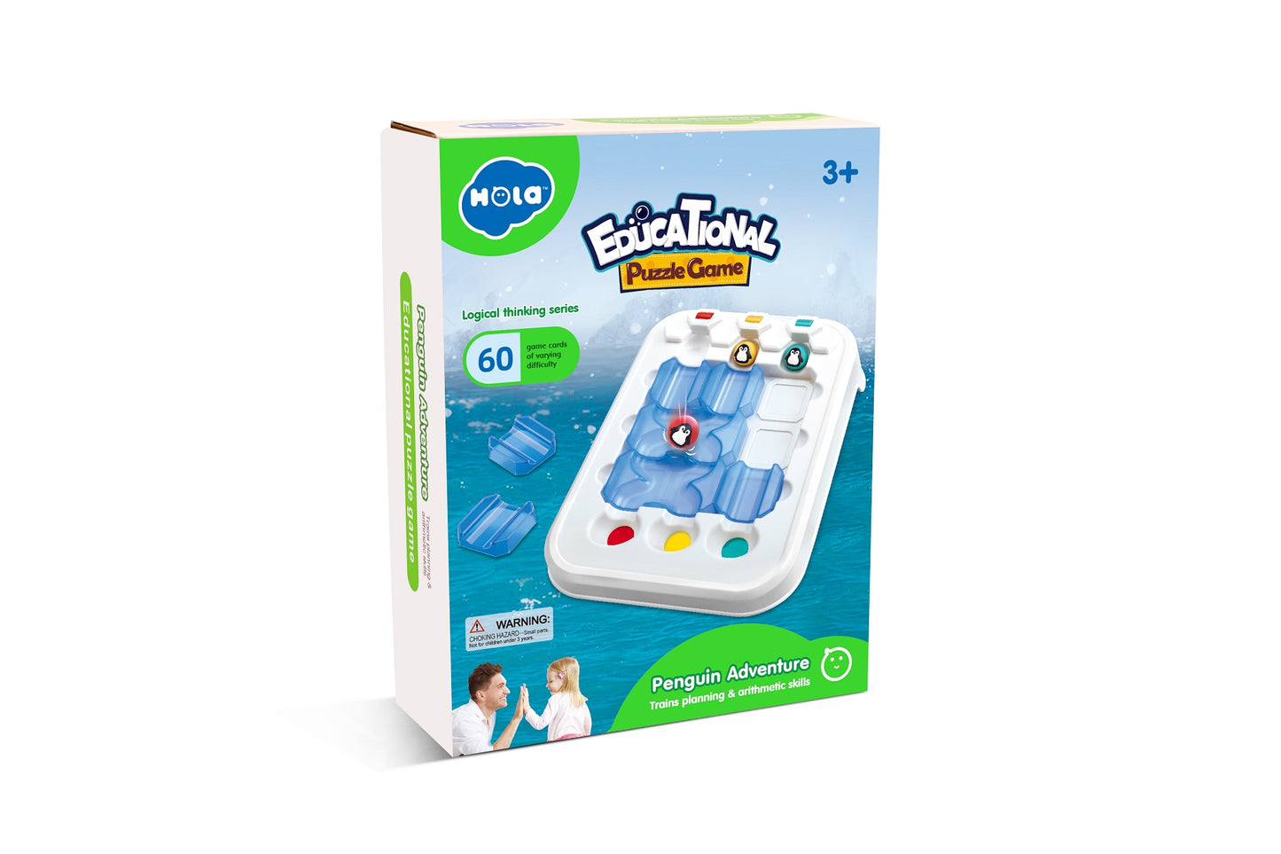 Puzzle Board Game Penguin Adventure for Kids