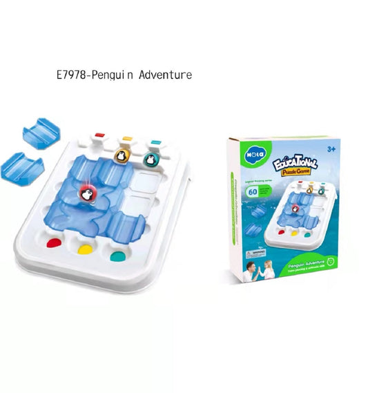 Puzzle Board Game Penguin Adventure for Kids