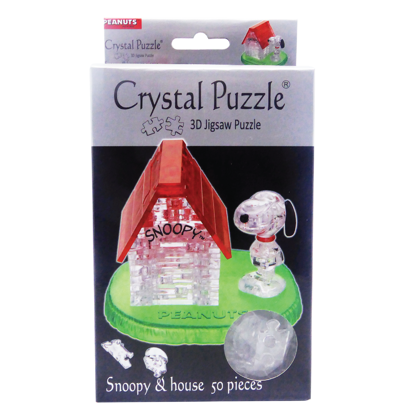 Jigsaw Puzzle Play N Learn 3D Crystal Puzzle Snoopy With House