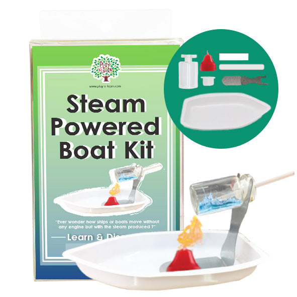 STEM Learn & Discover Play N Learn Steam Powered Boat Kit