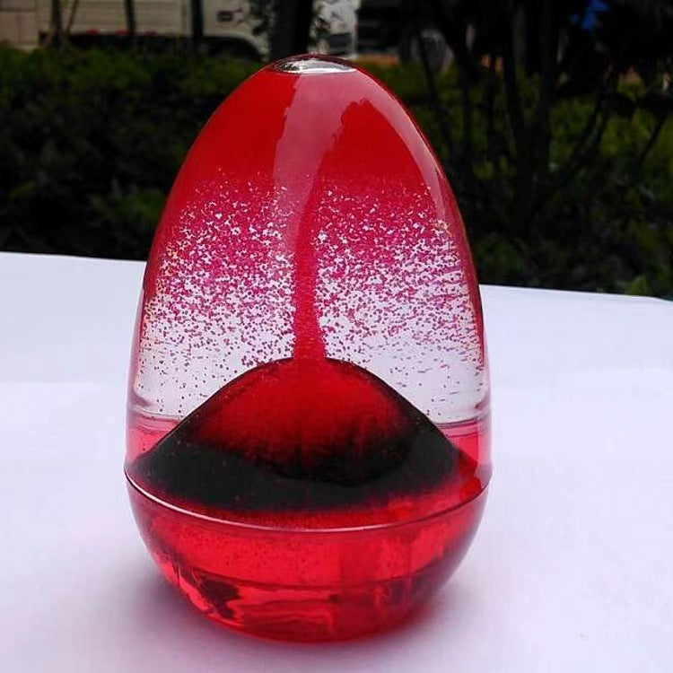 Bubbly Volcano Eruption Lava Liquid Motion Paper Weight Desk Toy