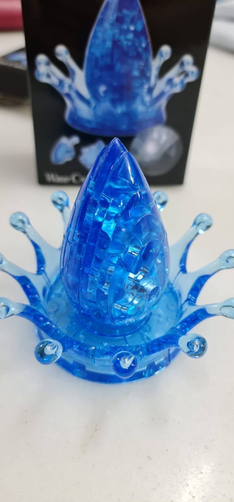 Jigsaw 3D Crystal Puzzle Water Crown Gift