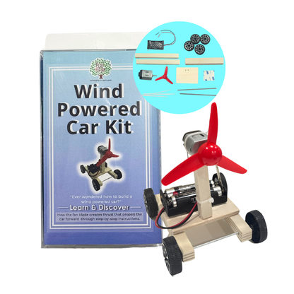 Play N Learn Self-Assembly Wind Powered Car | STEM Renewable Energy Kit
