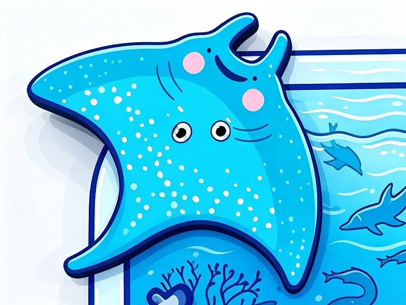 Funny Fridge Magnets Moveable Sea Animals