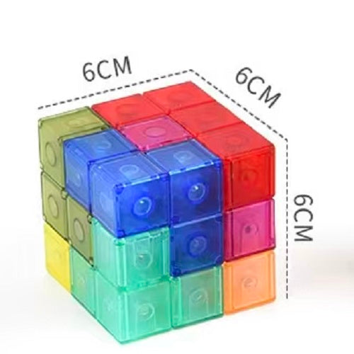 Play N Learn Magnetic 3D Tangram Cube