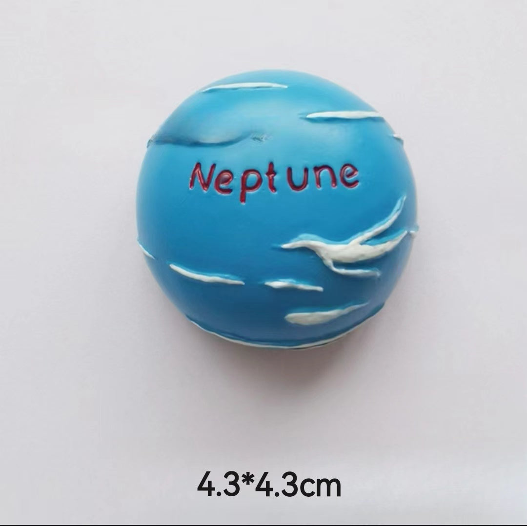 Ceramic Solar System Planet Astronaut Asteriod Magnet Assorted Designs