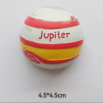 Play N Learn Ceramic Solar System Magnet | Planet Astronaut Asteroid Assorted Designs
