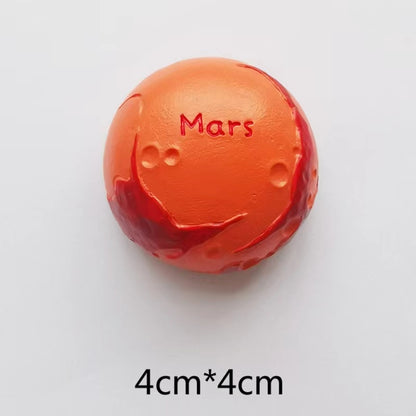 Play N Learn Ceramic Solar System Magnet | Planet Astronaut Asteroid Assorted Designs
