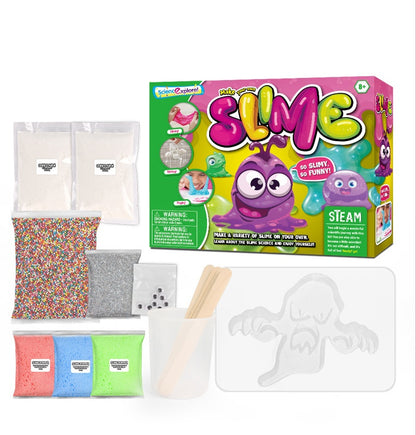 Play N Learn Make Your Own Slime Experiments Kit | STEAM Science Gift for Kids
