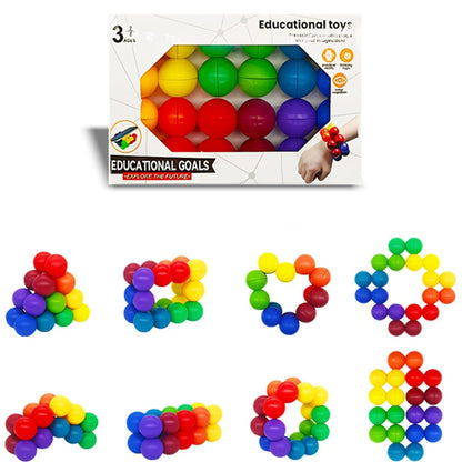 Play N Learn Tangram Puzzle Ball Game | 3D Spatial Reasoning Brain Teaser
