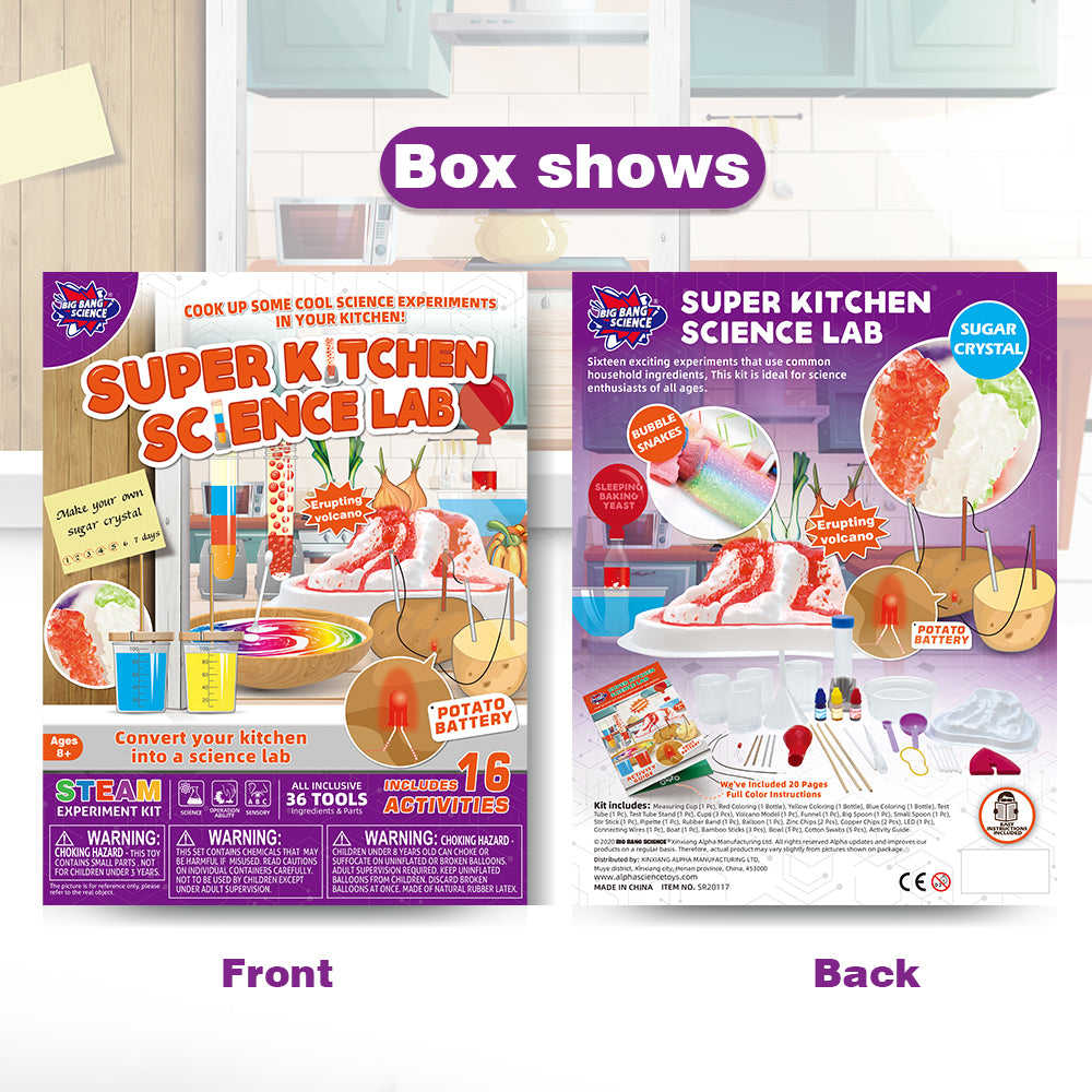 STEM Big Bang Science in the Kitchen Experiments for Kids Learning Resource Teaching Aid