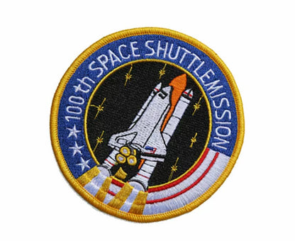 Play N Learn Embroidered Space Badge Iron-On Patches | NASA-Themed Decorative Set