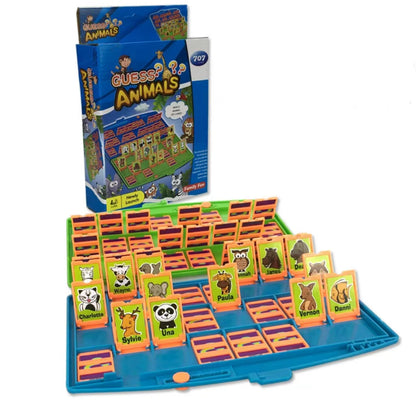 Play N Learn 707 Guess The Animals Board Game | Family Fun Guessing Game