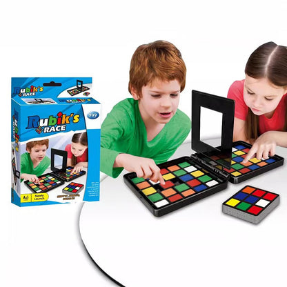 Play N Learn 707 Rubik's Race Board Game | Fast-Paced Pattern Matching Game for 2 Players