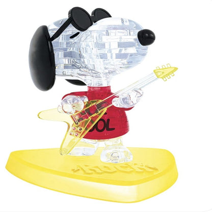 Play N Learn Snoopy Joe Cool 3D Crystal Puzzle | Jigsaw Educational Toy