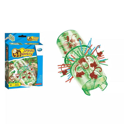 Play N Learn 707 Jumping Monkey Board Game | Family Fun Launching Game
