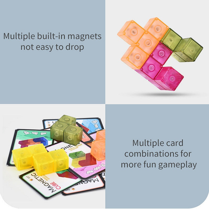 Play N Learn Magnetic 3D Tangram Cube