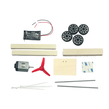 Play N Learn Self-Assembly Wind Powered Car | STEM Renewable Energy Kit