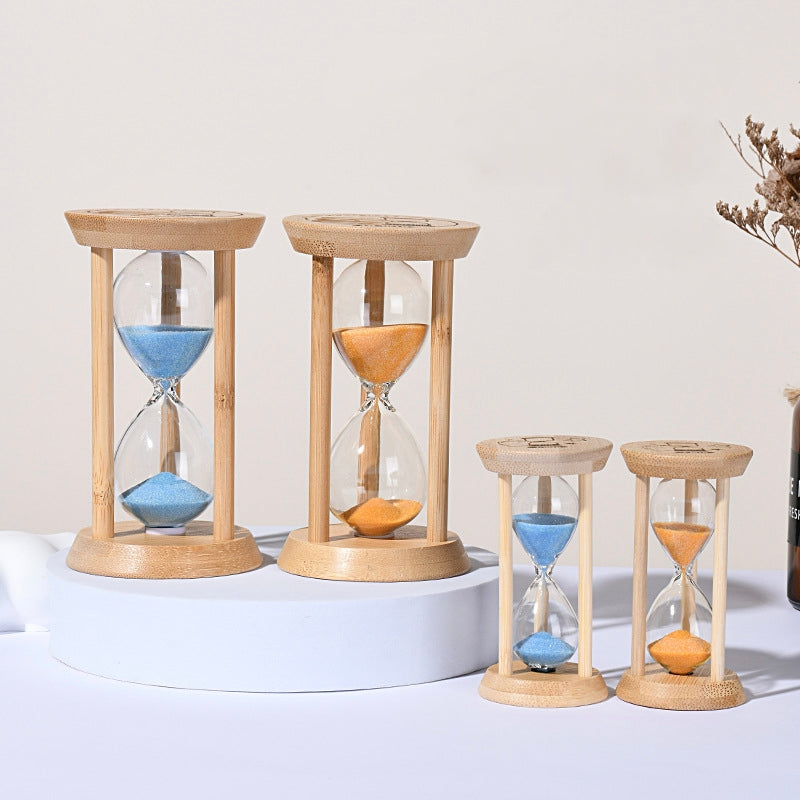 Glow in the Dark Hourglass Display Gift Random Colour